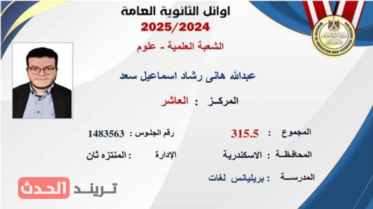 العاشر على الثانوية العامة 2025.. أرغب في دراسة المخ والأعصاب